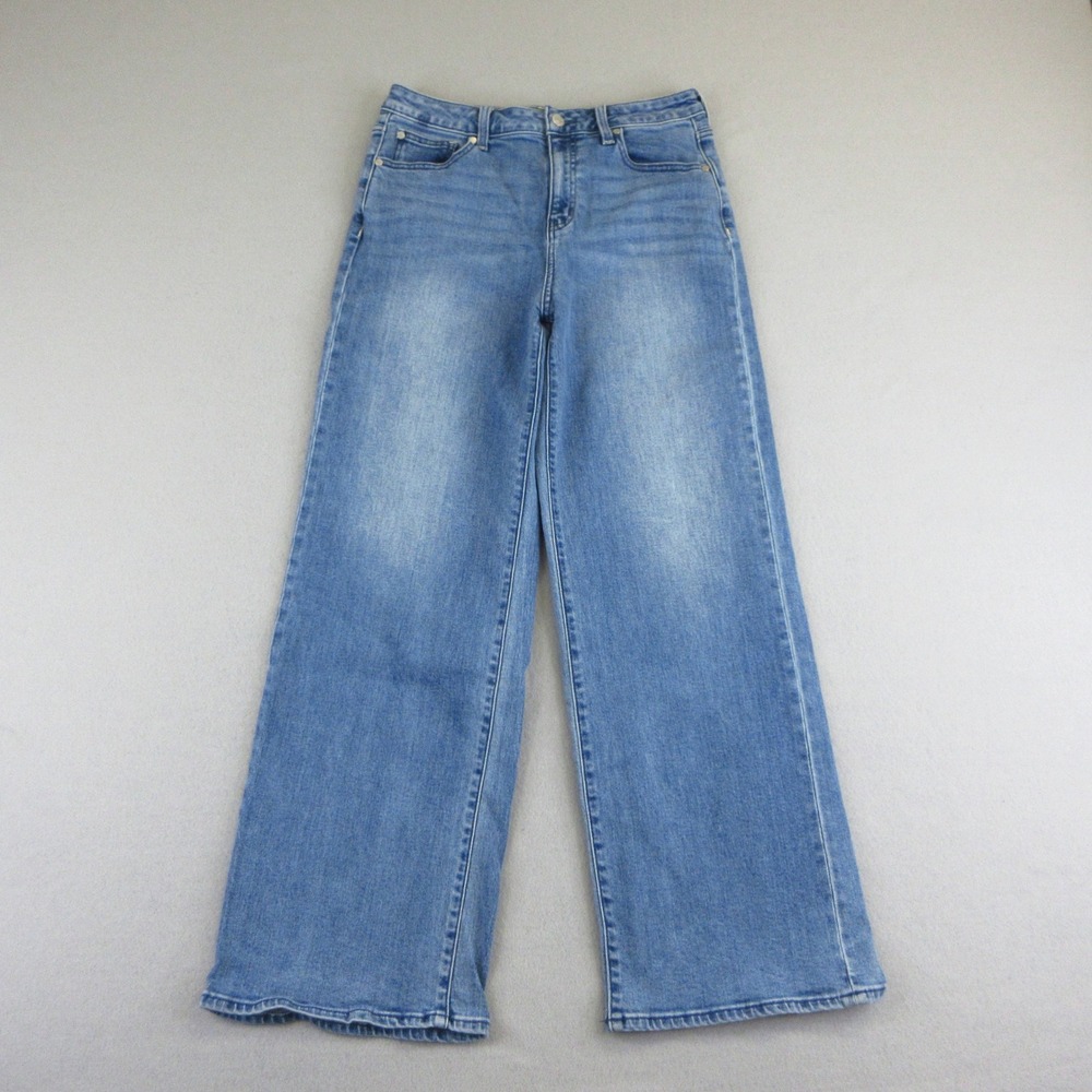Quince Light Blue Bella stretchy Wide Leg Jeans